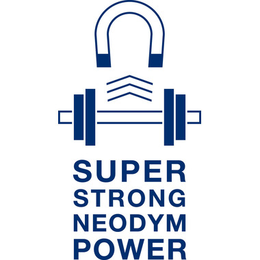 MAGNETOPLAN Magnetischer Stifthalter 1228749 Wood Series,Birke für 4 Marker