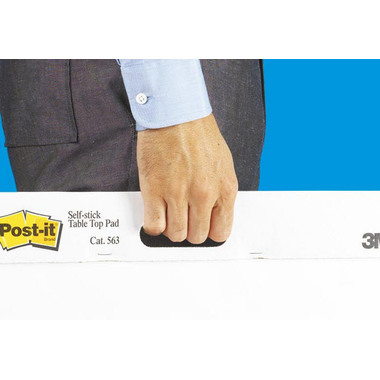 POST-IT Meeting Chart 50.8x58.4cm 563R Table Top, weiss, blanko