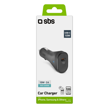 Caricatore caricabatterie auto USB-C | SBS