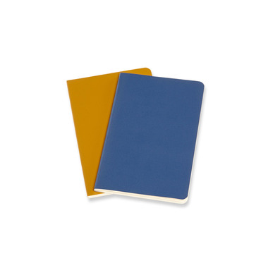 MOLESKINE Cahier 2x 14x1.1x9cm 620589 en blanc, coral/marine, 80 p.