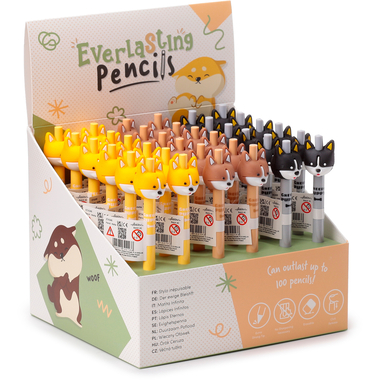 ROOST Crayon chien mignon STA346 4 assortis