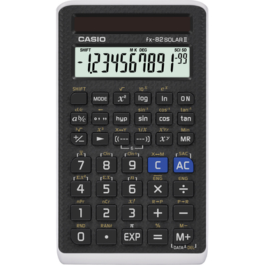 CASIO Calculatrice FX-82SOLARII-W-ET4 Solar II