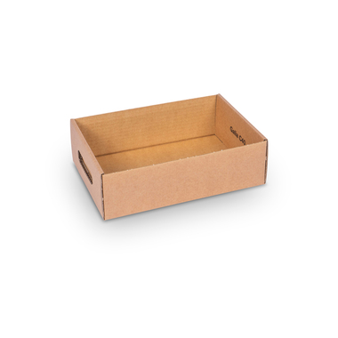 Inverted box base Galia C40 in brown 267x187x84mm