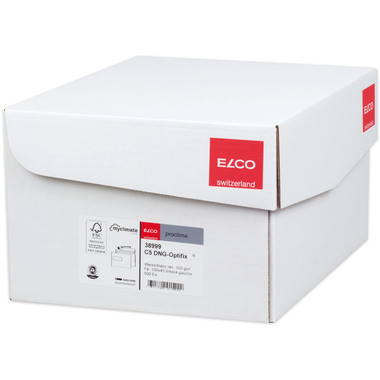 ELCO Enveloppe Proclima fen. ga C5 38999 100g, blanc, colle 500 pcs.