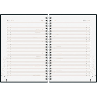 RIDOIDE Agenda Design Line 2027 7021407027.27 1W/2S Yoga DE 14.8x21cm