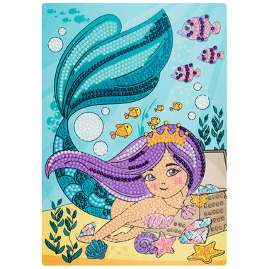 URSUS Diamond Sticker Princess 43510002 2 Karten, 2 Anhänger