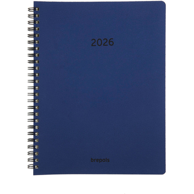 BREPOLS Agenda Timing Calvi 2026 0.136.6870 1W/2S blau 17.1x22cm