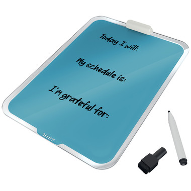 LEITZ Glass Noteboard Cosy 3947-00-61 blau 33x25x7.5cm