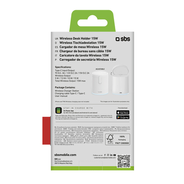 Base per ricarica wireless 2in1 | SBS