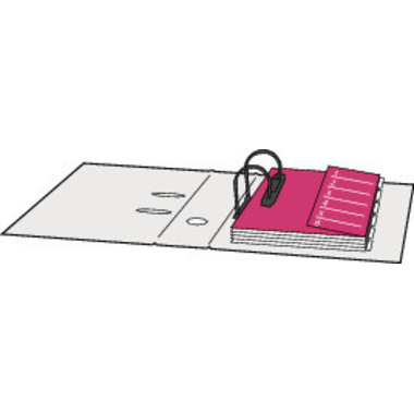 BIELLA Registro carton SmartIndex A4 46940501U bianco 1-5