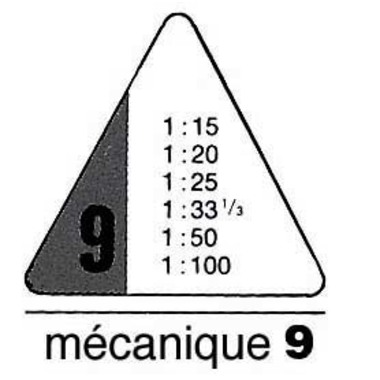 RUMOLD Standard triangolari-150 30cm 150/9/30 macchine 9