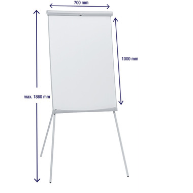 FRANKEN Flipchart 70x100 cm FC93 U-Act!Line, ohne Rollen