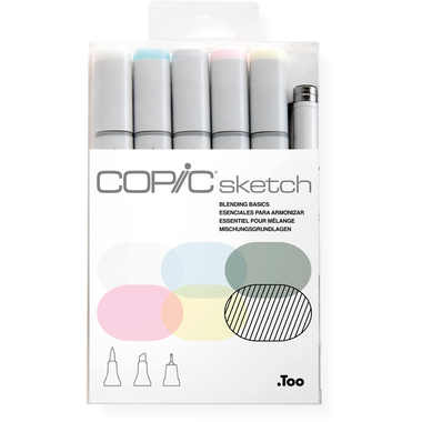 COPIC Marker Sketch 21075682 Set Blending Basic, 6 pz.