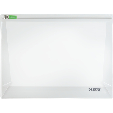 LEITZ Zip-Verschlusstasche M 40080000 transparent 2 Stück