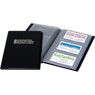 DUFCO Visitenkartenalbum 5138.003 23x13cm, schwarz