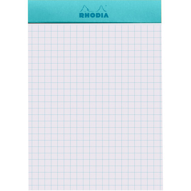 RHODIA Notizblock Couleurs Nr.13 A6 13301C blau, kariert 80 Blatt