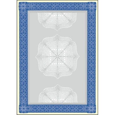 SIGEL Designpapier Urkunde A4 DP490 blau, 185g 20 Blatt