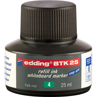 EDDING Nachfülltusche BTK25 BTK-25-4 grün