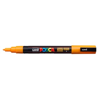 UNI-BALL Posca Marker 0,9-1,3mm PC3M B.YELLO sonnengelb, Rundspitze