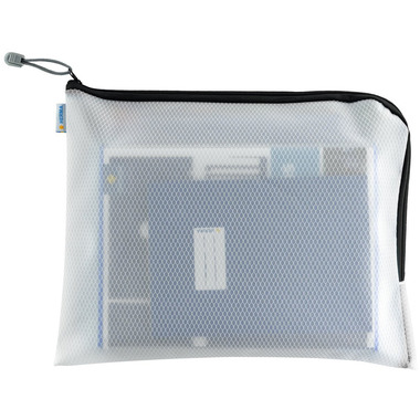 HERMA Dokumententasche mit Zip A4 20022 schwarz, 36x28cm