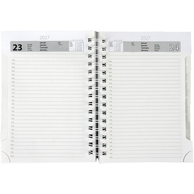 SIMPLEX Business Timer 2027 75743B5.27 1J/1P bleu ML 14.8x20.8cm