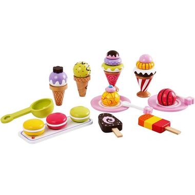Spielba Holzspielwaren Aliments jouets Set de glace