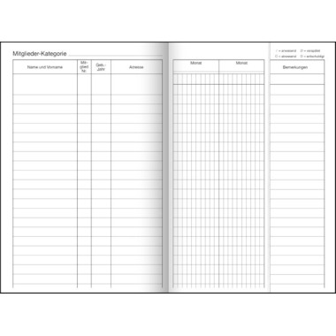 FAVORIT Libro apello 12x18cm 5151/18 D 18 fogli