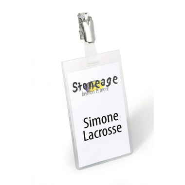 DURABLE Targhetta 800219 60x90mm 25 pezzi