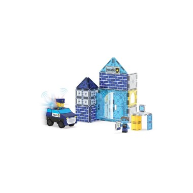 Magna-Tiles Station de police 35 pièces
