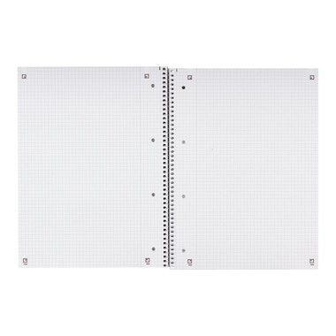 OXFORD Collegebloc Essentials A5 400159373 rouge, quadrillé 5mm 80 feui.