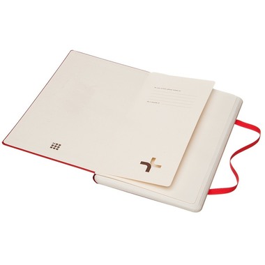 MOLESKINE Papertablet L/A5, Version 1 855167 Punktraster,Rot