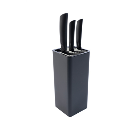 VIVANCO Set de couteaux avec bloc 20074 3 couteaux, schwarz