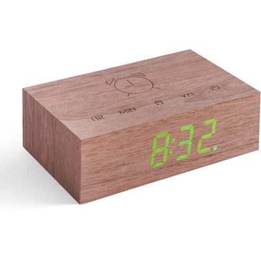 Gingko Sveglia Digitale Flip Click Clock Noce