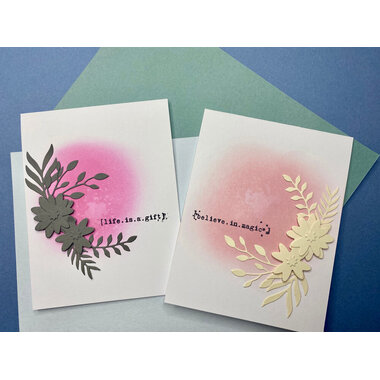 SIZZIX Emporte-piéces cadre floral 664377 Set de 12