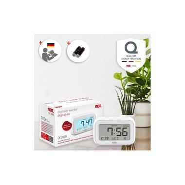 ADE Digitalwecker mit Temperaturanzeige
