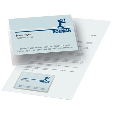 3L Portabiglietti visita 95x60mm 5100-10111 PP,autoadesivo 10 pezzi