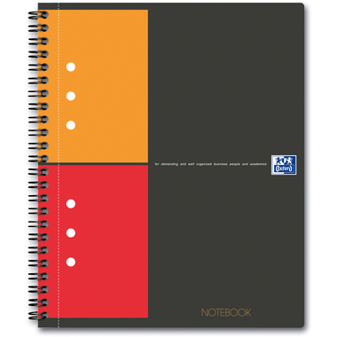 OXFORD Spiralbuch A5+ 100101849 kariert 5mm, 80g 80 Blatt