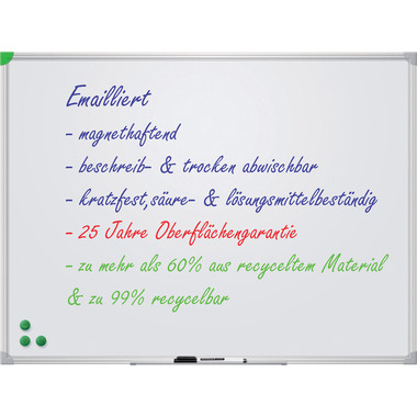 FRANKEN Schreibtafel 60x90 cm SC926090 U-Act!Line, Stahl emailliert