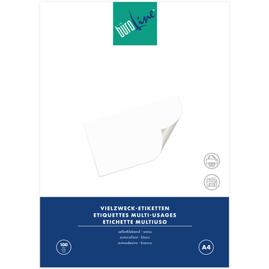 BÜROLINE Etiquettes 105×41mm 500055 blanc 1400 pcs.