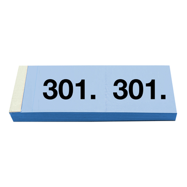 SIMPLEX Bloc vestiaire 301-400 13096 blau 100 feuilles