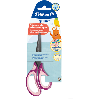 PELIKAN Ciseaux Griffix 819107 sweet berry, droitiers