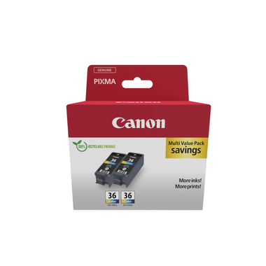 CANON Twin Pack Tinte color CLI-36 TWIN PIXMA iP100 2x12ml