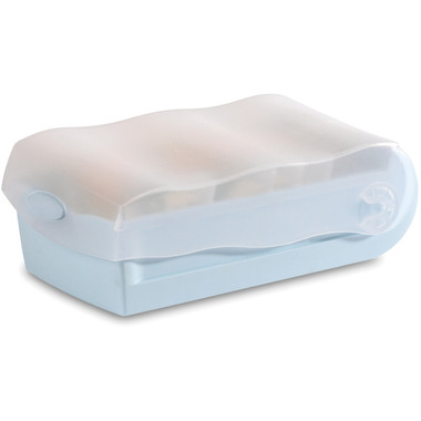 HAN Karteibox Croco A8 998-884 pastellblau 9.7x6.7x19.1cm