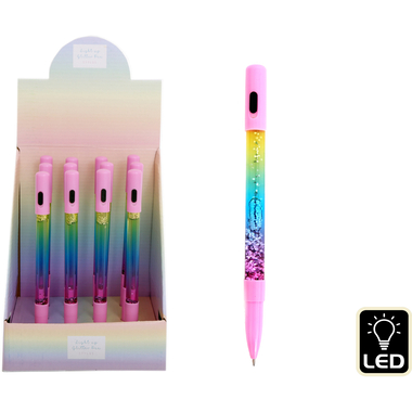 ROOST Kugelschreiber Glitter ST7219 Light Up