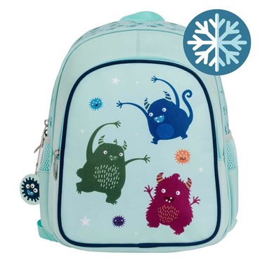 ALLC Zaino, comp. isolato Monster BPMOBU36 blu chiaro 27x32x19cm