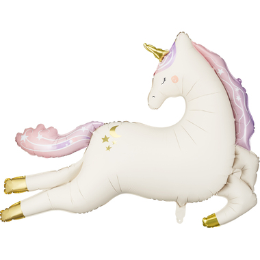 PARTYDECO Folienballon 113x83cm FB246 Einhorn