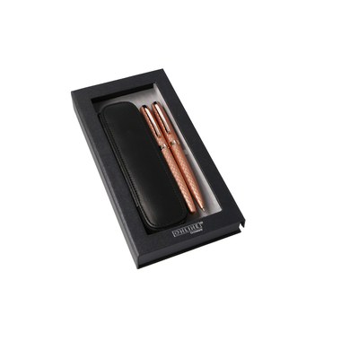 ONLINE Set FH/KS Diamond 34667 Rosegold, Lederetui