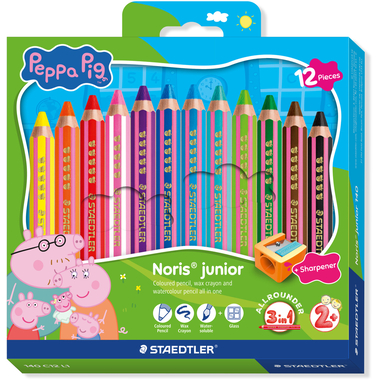 STAEDTLER Crayons couleur Noris PeppaPig 140C12L1 assorti 12 pièces