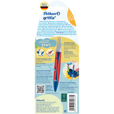 PELIKAN Set Pinceau Griffix 700733 5 pcs. 5 couleurs