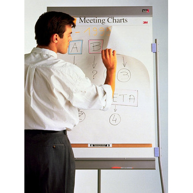 POST-IT Meeting Chart 63.5x76.2cm 559 in bianco 2 pezzi